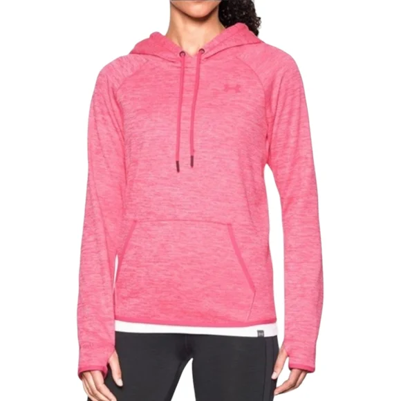 Under Armour Cold Gear Storm 1 Heathered Pink Hoodie Pocket Size S - Picture 1 of 14